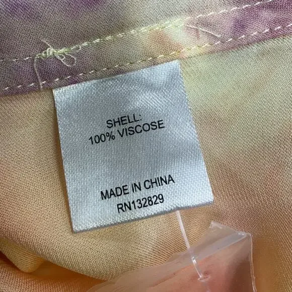 L'Academie Vibrant Yellow Lenae Shirt Size S - Picture 5 of 5